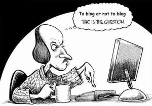 Shakespeare-blogging